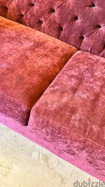 Sofa capitoné purple toul 210 m w 3ared 80 cm 4