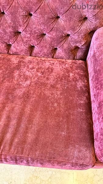 Sofa capitoné purple toul 210 m w 3ared 80 cm 5