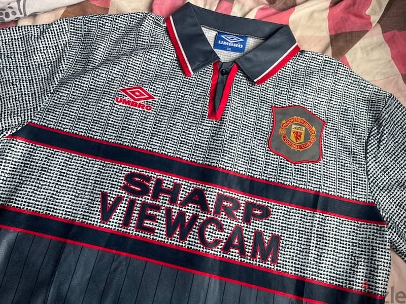 beckham vintage Manchester United 92’ jersey 1
