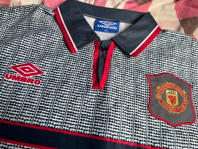 beckham vintage Manchester United 92’ jersey 2