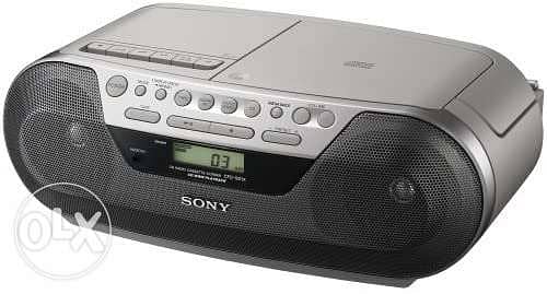 Sony Portable Radio, CD, Tape CFD-S05 1