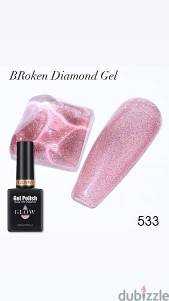 gel color diamond broken 6