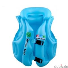 Inflatable Blue Pool School Step C Life Jacket For Kids 0