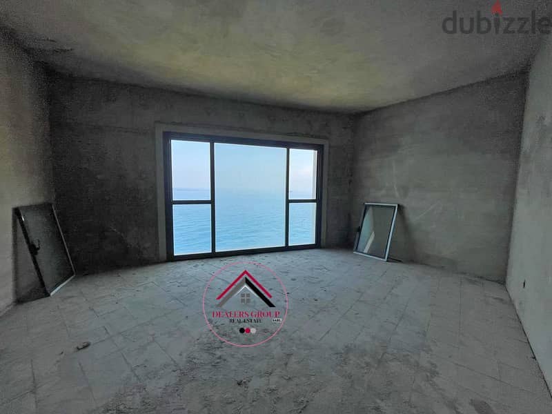 Core & Shell Apartment with Direct Sea View for Sale in Ain Al Mreisse 3