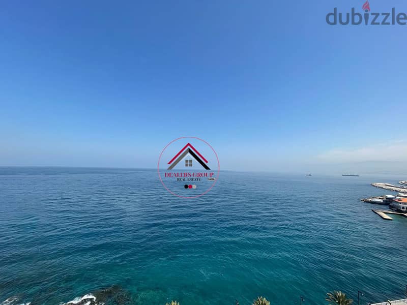 Core & Shell Apartment with Direct Sea View for Sale in Ain Al Mreisse 4