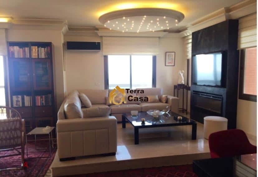 sahel alma semi furnished duplex 150m terrace with sea view Ref#5425 3