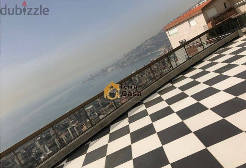 sahel alma semi furnished duplex 150m terrace with sea view Ref#5425 16