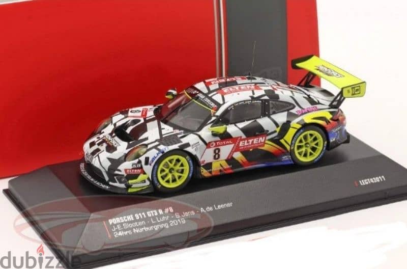 Porsche GT3 R (Nurburgring 24h 2019) diecast car model 1;43. 0