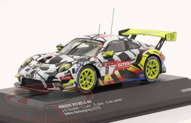 Porsche GT3 R (Nurburgring 24h 2019) diecast car model 1;43. 1