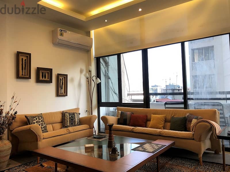 104 SQM Furnished & Fully Renovated Apartment in Achrafieh, Beirut 1