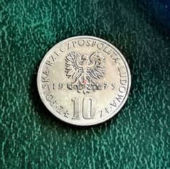 1975 Poland 10 Zlotych Bolestaw Prus 0