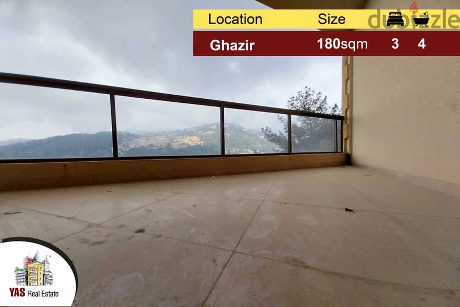 Ghazir 180m2 | Brand New | Prime Location | Panoramic View | IV 0
