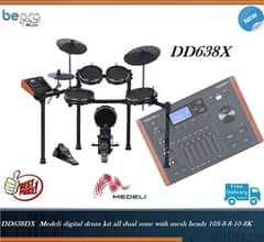 Medeli digital drum kit all dual zone with mesh heads 10S-8-8-10-8K 0