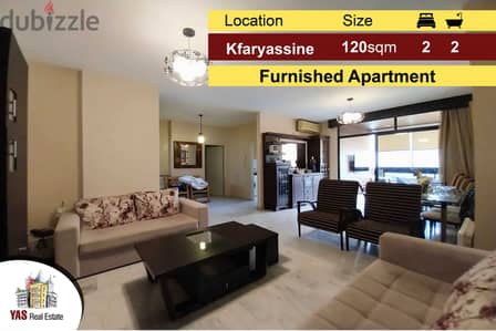 Kfaryassine 120m2 | Fully Furnished | Excellent Location | View | IV |