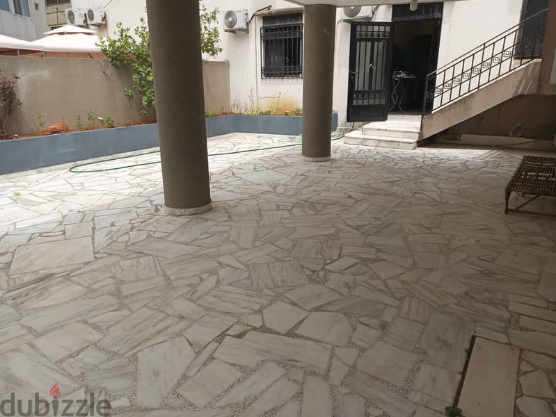 150m2 groundfloor apartment+100m2 terrace for sale in Dik El Mehde 10