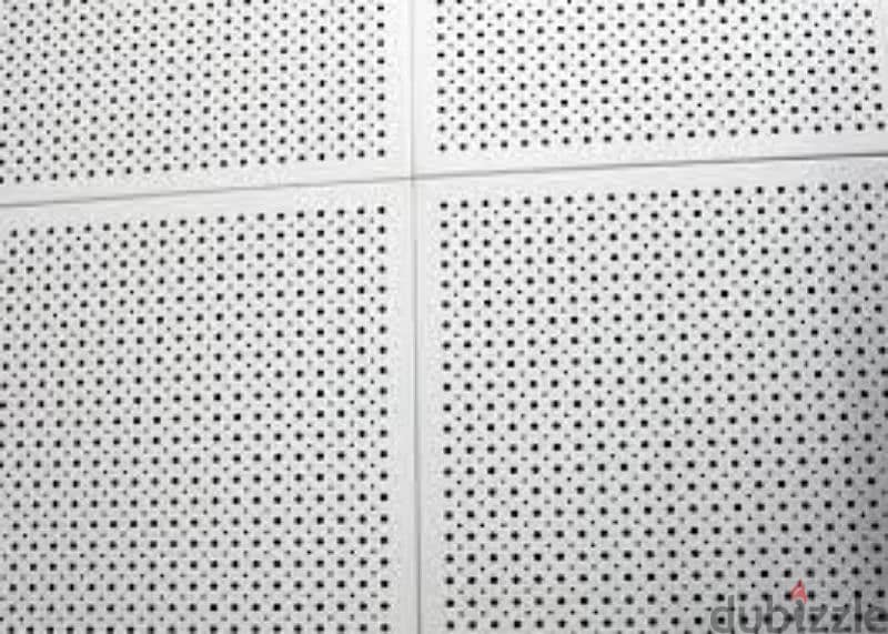 acoustic insulation /sound insulation with perforated boards 1