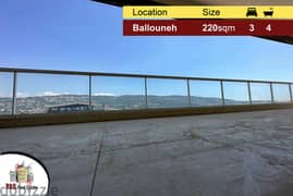 Ballouneh 220m2 | High-end | Brand New | Panoramic view | 0