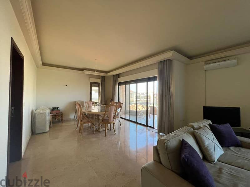L12549-Furnished Apartment with 60 Sqm Backyard for Rent In Kfarhbeib 2