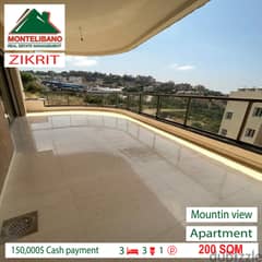Apartment for sale in ZIKRIT!!!