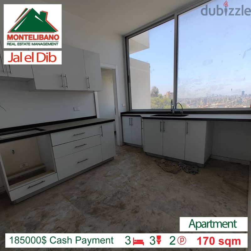 185000$/Cash Payment!!! Apartment for sale in Jal el Dib!!! 2