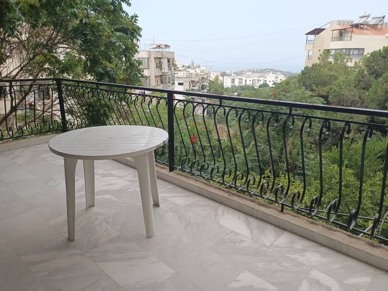 145m2 ground floor apartment with 70m2 terrace for sale in Dik El Mehd 9