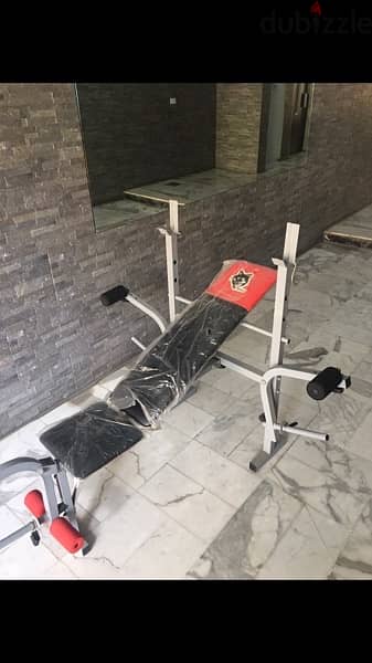 bench adjustable with rack and legs we have also all sports equipment 1
