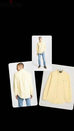 Authentic Polo shirt yellow m to xxL