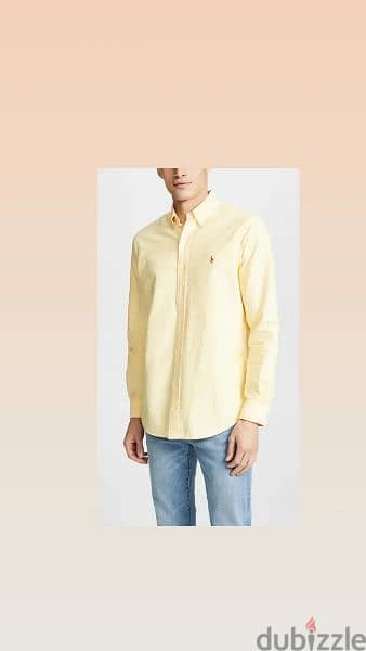 Authentic Polo shirt yellow m to xxL 1