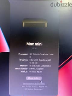Mac Mini 2018 i7 512gb 0