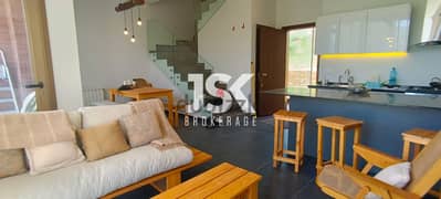 L12551-Furnished Duplex Chalet with Garden for Sale In Fakra 0