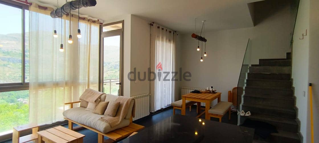 L12551-Furnished Duplex Chalet with Garden for Sale In Fakra 5