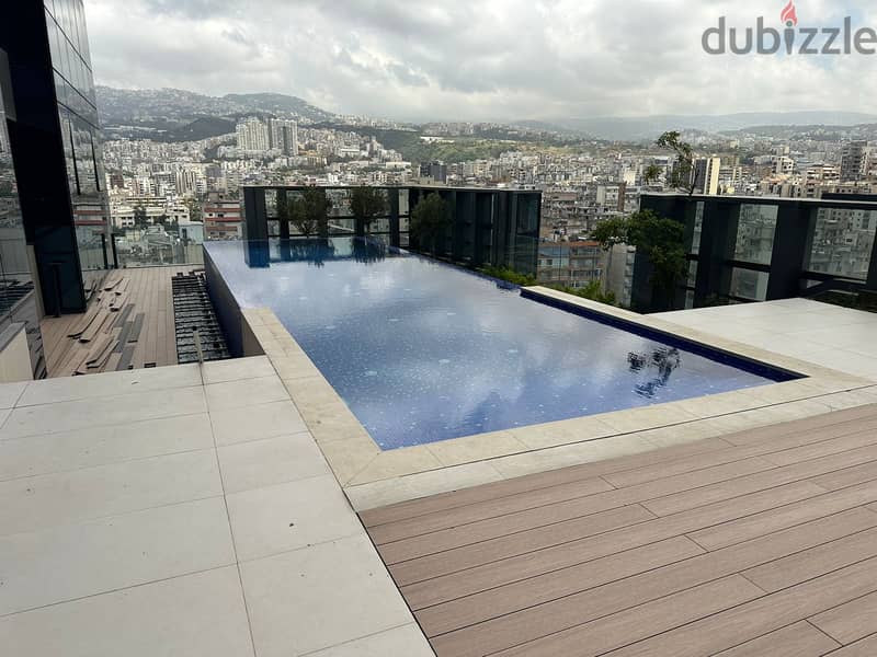 Furnished apartment for rent in tower Demco 44 Dekwaneh 15