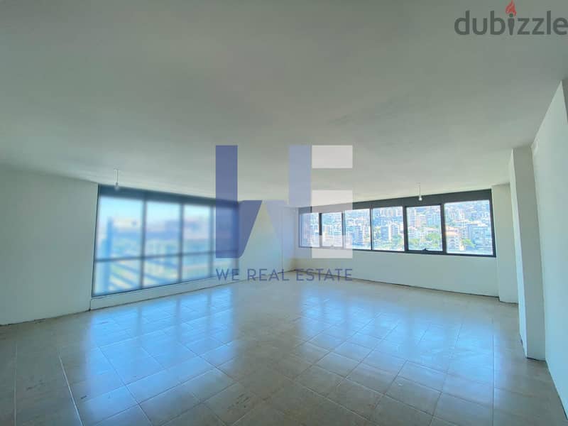 New Office For Rent in Dbayeh with Panoramic View مكتب للاجار WEES36 0