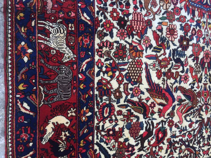سجاد عجمي. 310/220. Persian Carpet. Hand made 4