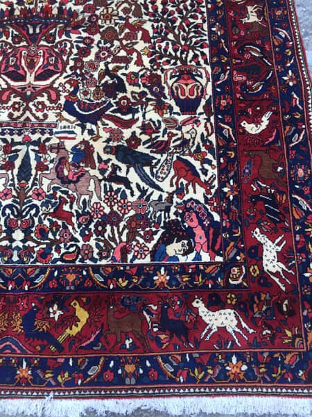 سجاد عجمي. 310/220. Persian Carpet. Hand made 5