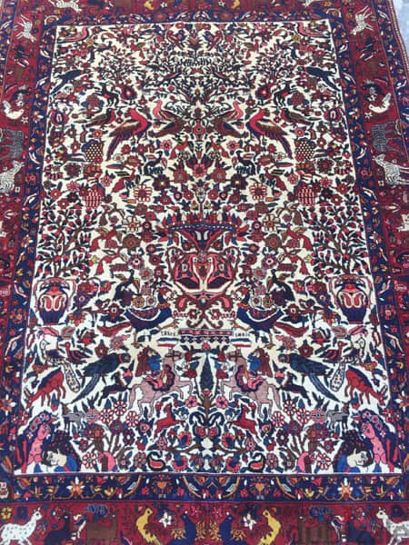 سجاد عجمي. 310/220. Persian Carpet. Hand made 7