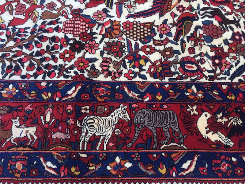 سجاد عجمي. 310/220. Persian Carpet. Hand made 9