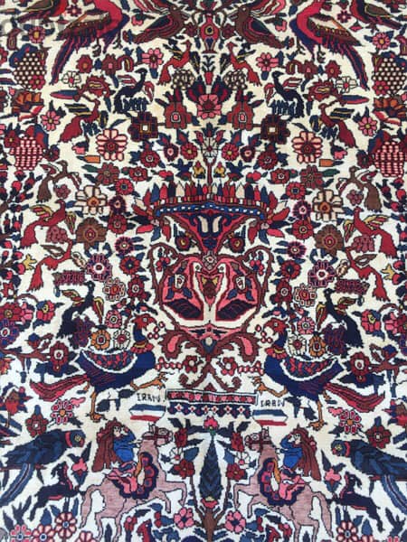 سجاد عجمي. 310/220. Persian Carpet. Hand made 10