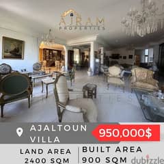 Ajaltoun Villa - Land Area 2400 sqm 0