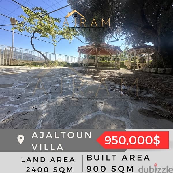 Ajaltoun Villa - Land Area 2400 sqm 2