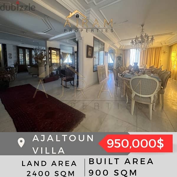 Ajaltoun Villa - Land Area 2400 sqm 4