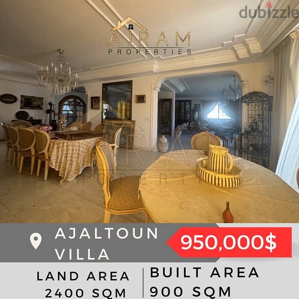 Ajaltoun Villa - Land Area 2400 sqm 5