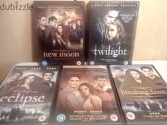 Twilight complete saga 5 original dvds