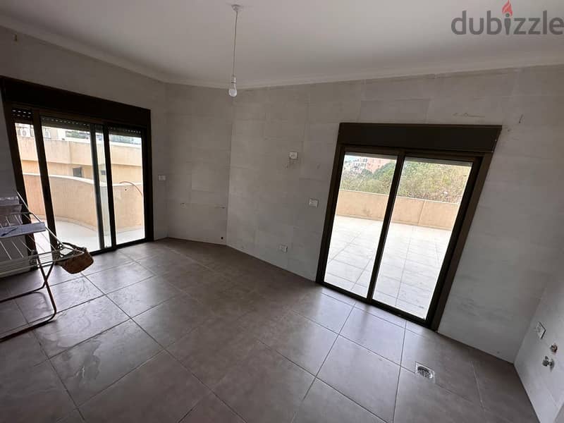 Apartment for sale in Bsalim/terrace شقة للبيع في بصاليم 3