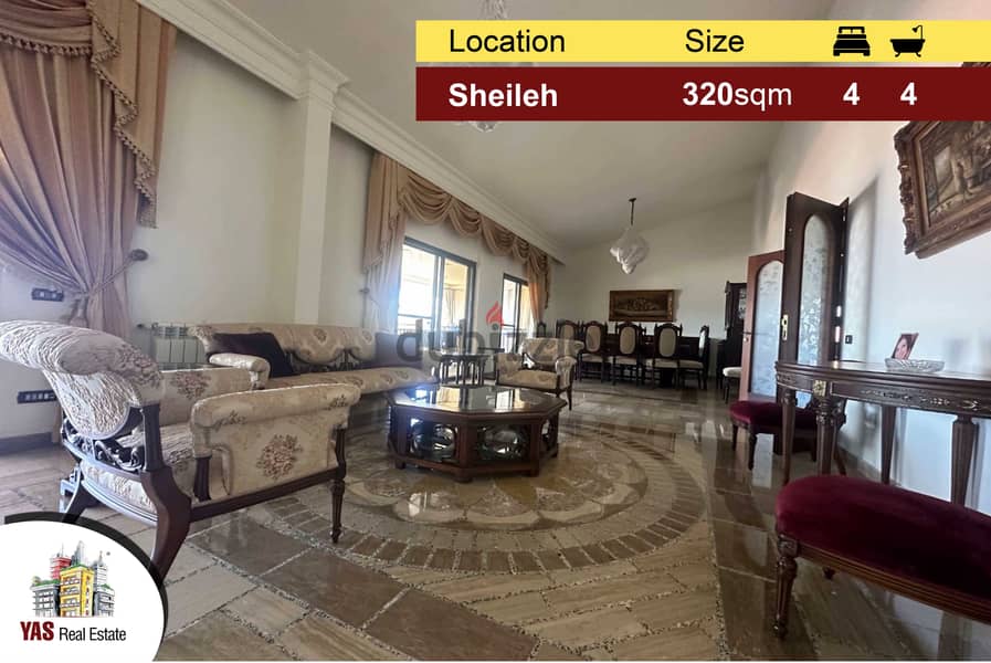 Sheileh 320m2 | Spacious Apartment | Mint Condition | Panoramic View | 0