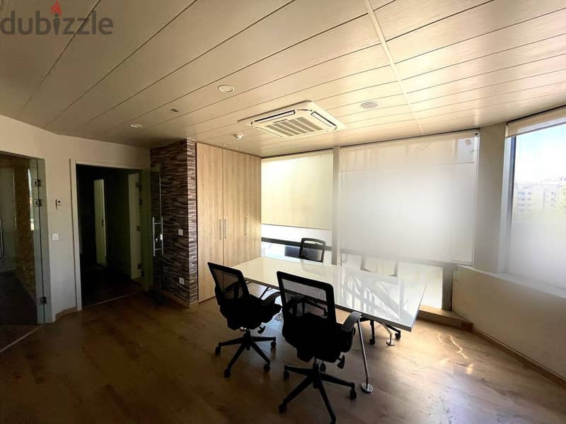 JH23-1951 Furnished office 300m for rent in Hazmiyeh, 2,100$ cash 1