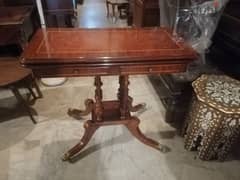 طاولة لعب ورق ريجنسي أصلي قديم شغل فني رائع جدا table de jeu