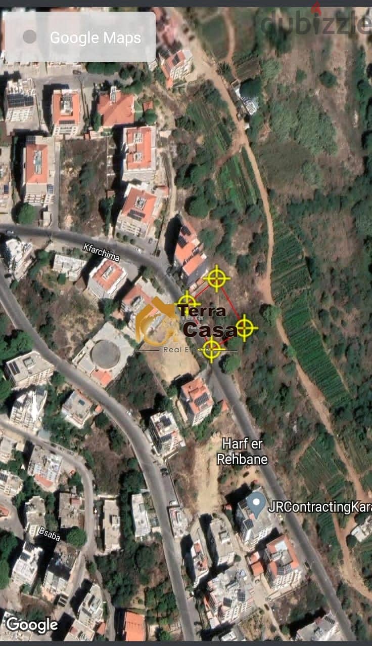 kfarshima 940 sqm land for sale Ref#5451 2