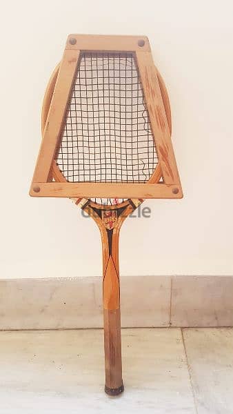 Vintage Wooden Tennis Racket 1