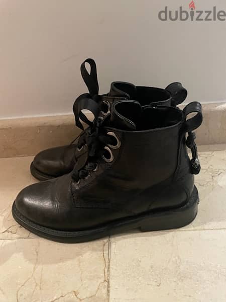 Zadig et Voltaire black boots 2